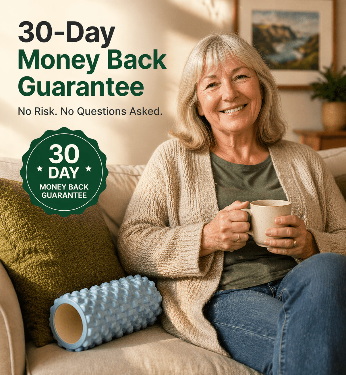 ThermaRelief™ Foam Roller — Daily Muscle Recovery - Heat Therapy & Pain Relief | Therma Relief