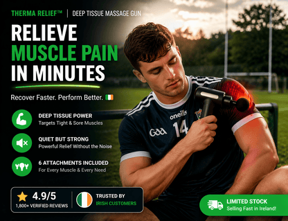 ThermaRelief™ Deep Tissue Massage Gun — Fast Muscle Recovery - Heat Therapy & Pain Relief | Therma Relief